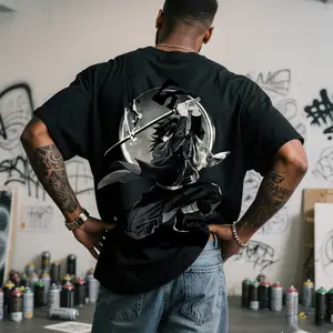 Demon Slayer Tomioka Giyuu Unisex Summer outfits men streetwear 80s 90s graphic tees cotton Anime tank tops men gifts Breathable Casual