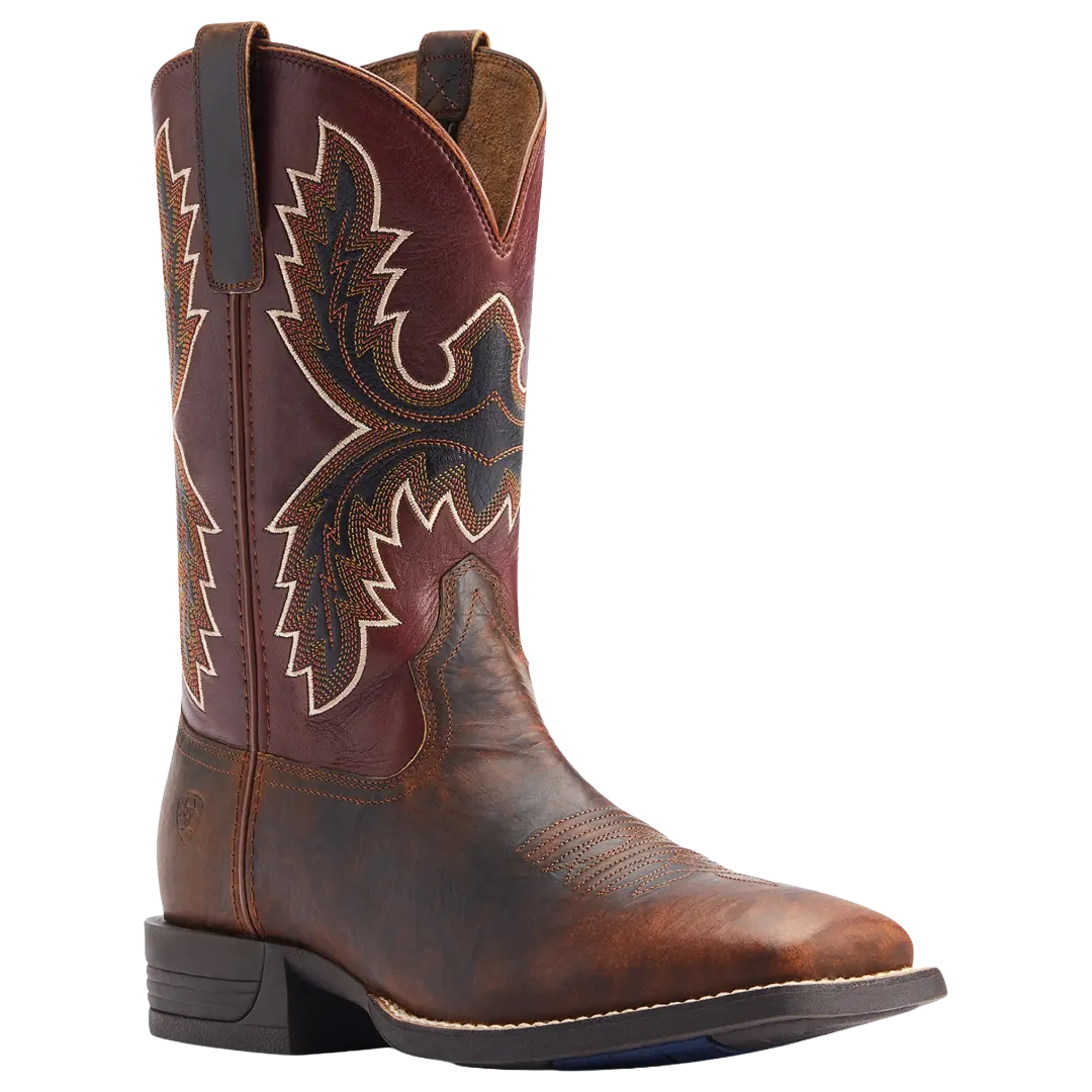 Ariat Men's Pay Window Bartop Brown Square Toe Cowboy Boot 10044574