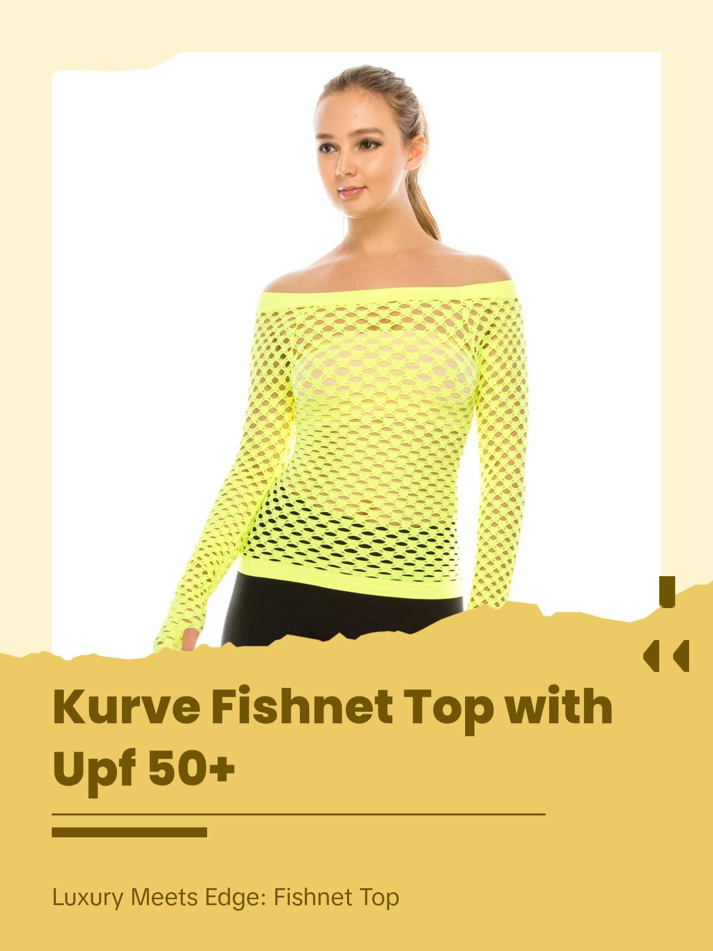 KURVE BUTTER SOFT FISHNET TOP ?€? STYLISH COMFORT REDEFINED
