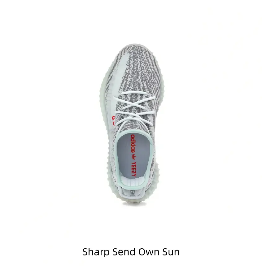 Lightweight Pale Blue Knit Casual Sneakers Breathable Elastic Upper Cushion Fashion Street Walking Shoes