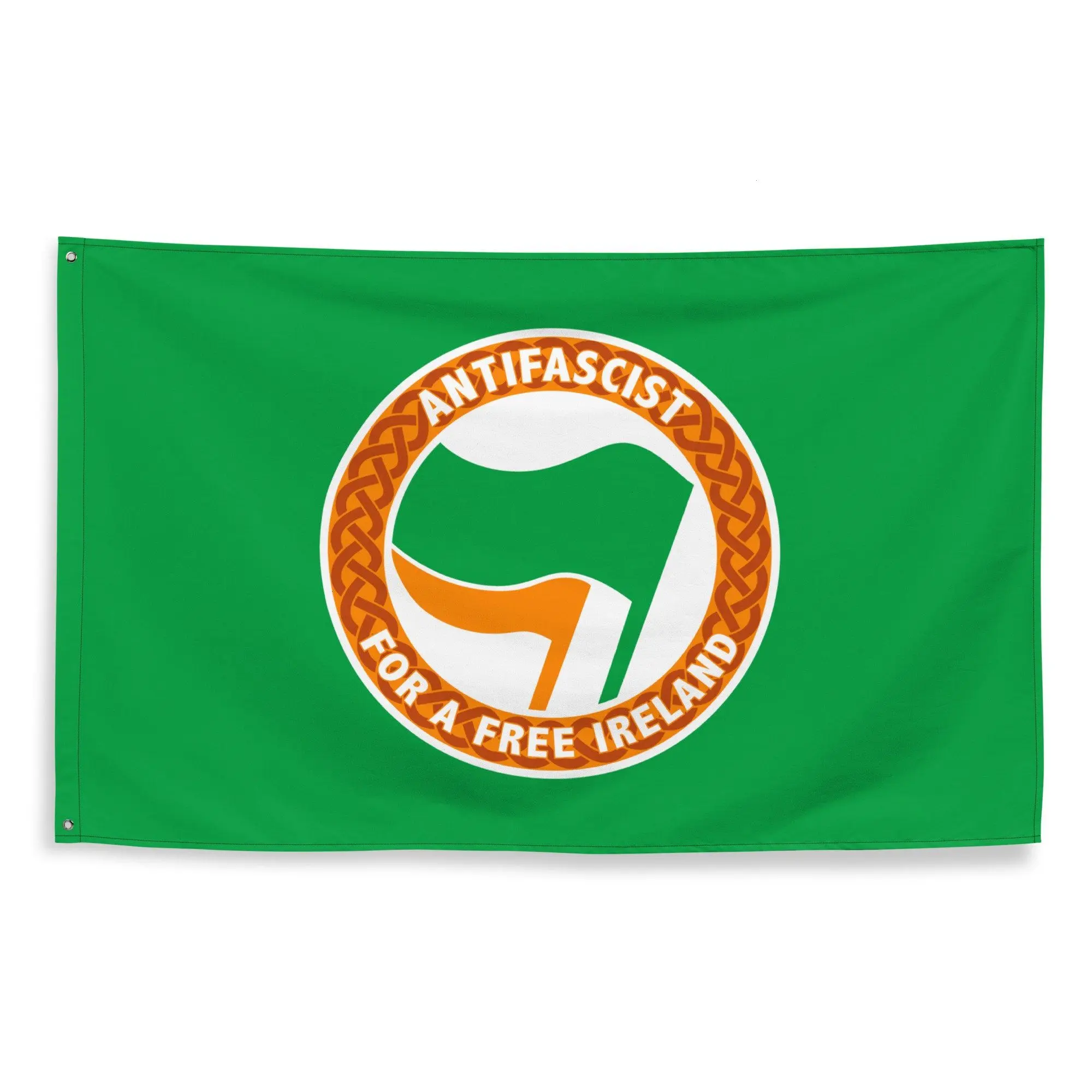 Irish Antifascist United Ireland Antifa Celtic Flag 3x5