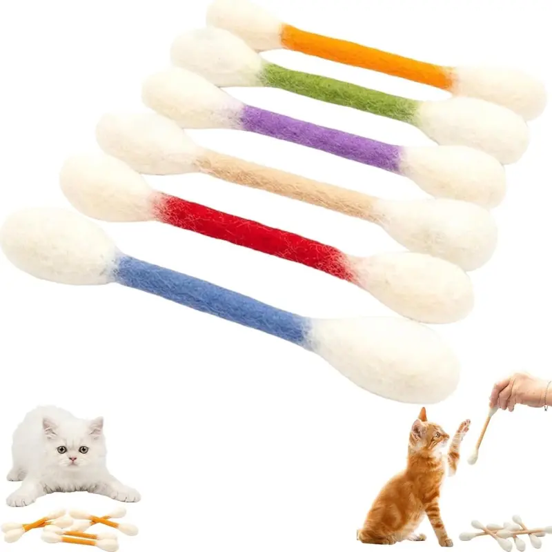 5pcs Catnip Cat Toys | Durable Chewing, Cute Cat Toys, Kitty, Interactive Kitten, Suitable for Boredom, Exercise, and Play | Filled with Organic Catnip Human pet interactive toys Interactive Kitten Wand