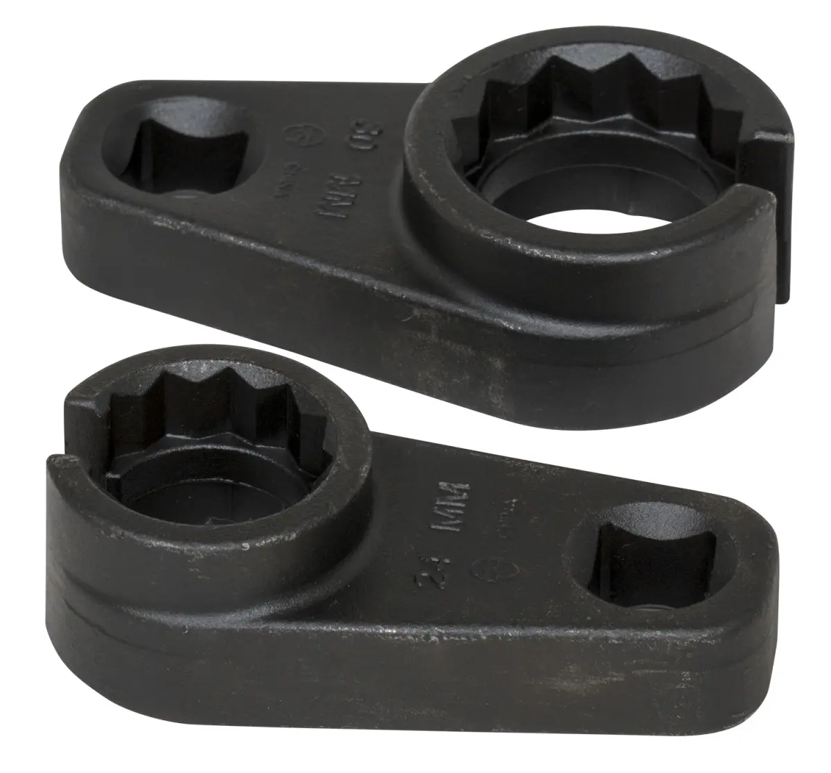 Lisle LS12290 Nox & Soot Sensor Socket Set - 1/2" Drive, 24 mm-30 mm Sizes, 6 & 12 Point Options, Offset Easy-Access Design for 3.0L Electrical Equipment Sensor Maintenance