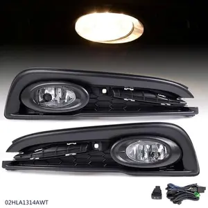 Fit For 2013-2015 Honda Civic 4Dr Sedan Front Fog Lights Lamps+Covers w/Switch