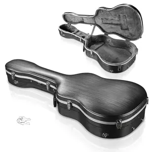 Yescom 41" Acoustic Guitar Hard Case for Dreadnought Acoustic Guitar Hardshell Lock