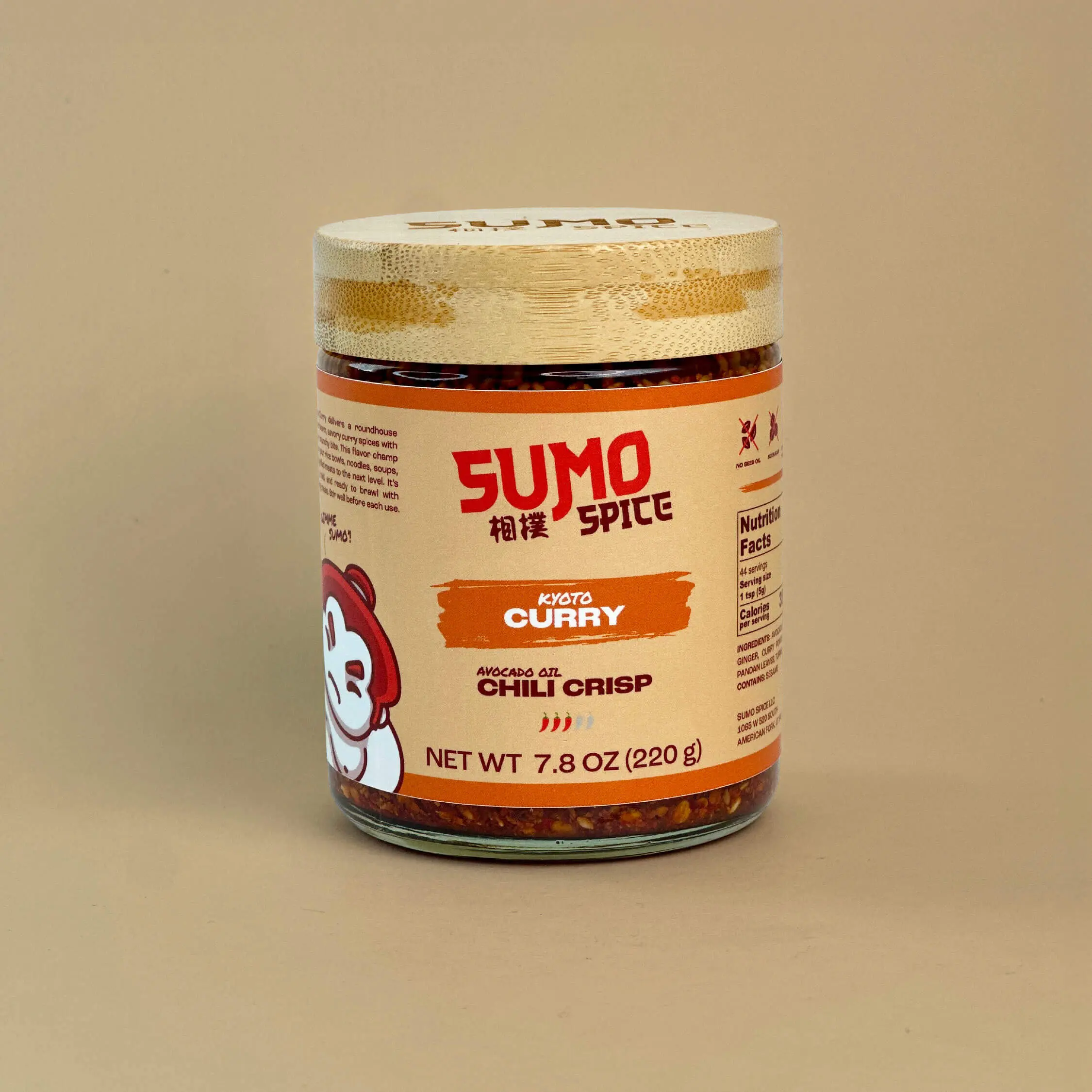 Kyoto Curry Chili Crisp 4-Pack | Made with Avocado Oil | No Seed Oil