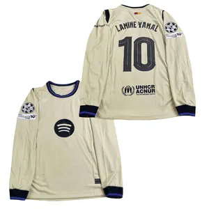 2025 2026 Away Yamal #10 Long sleeve Soccer Jersey