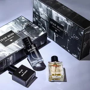 Jean Miss Classic Men's Colognes Set 3x30ml, Natural , Bergamot, Sandalwood, Cedarwood & Citrus Extracts, Vegan Skin-Friendly Long Lasting Summer Fragrance, Woody Fresh Mini Travel Cologne for Men Daily Date Office Gift