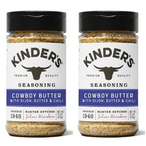 2 Pack Kinder's Cowboy Butter Seasoning 9.7 oz. Flavor Spice