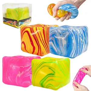 1/4 Counts Stress Relief Toy Blocks, Portable Travel Squeeze Toys, Slow Rebound Stress Balls, Ideal Holiday Gift Party Favors, Kawaii Squishies, Stress Relief Fidget, Stress Relief Gadgets