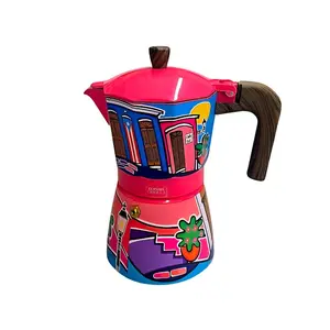 Cocina Criolla Moka Pots (Greca) - Puerto Rican Artist - Limited Edition - Calle del Viejo San Juan