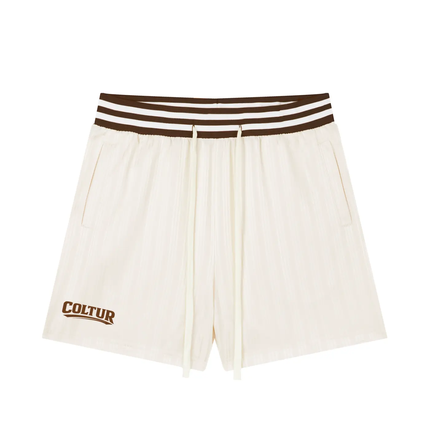 Cream Basketball Shorts