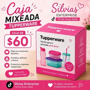 Caja de productos  Tupperware  de alta calidad
