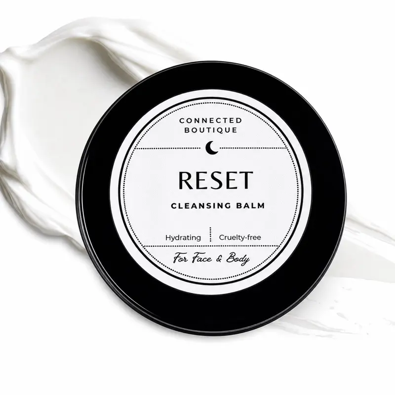 Reset Cleansing Balm – Makeup Melting Deep Clean Facial Balm by Connected Boutique