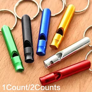 Multifunctional whistle, portable emergency whistle keychain, equipment gift, camping, hiking, outdoor tools, whistle pendant keychain, Outdoor Survival Supplies