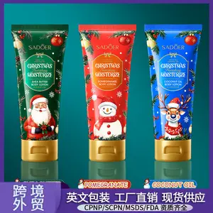SADOER Christmas Red Pomegranate Body Lotion Autumn and Winter Moisturizing Body Lotion washable reusable hair remover Moisturizer Moisture Hydrating Cosmetic Skin Repair