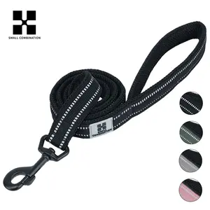 Pet Leash Reflective Nylon Mesh Soft Padded  for Small Medium Large dog Cat training leash  outdoor Walking