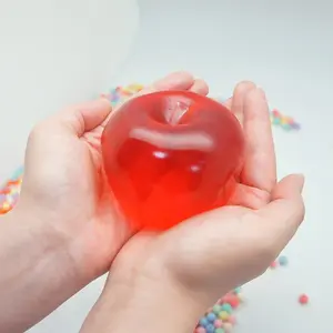 Glossy Apple Squishy, Slow Rebound Toy, Stress Relief, Fidget Toy, Anxiety Relief, Decompression Toy, Portable Relax Toy, Gift for Friends