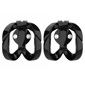 2Counts/Set Universal Motorcycle Double Hook - Aluminum Alloy Anti-Rust Hanger for Moped Electric Scooter, Heavy Duty Portable Bag Claw Accessories