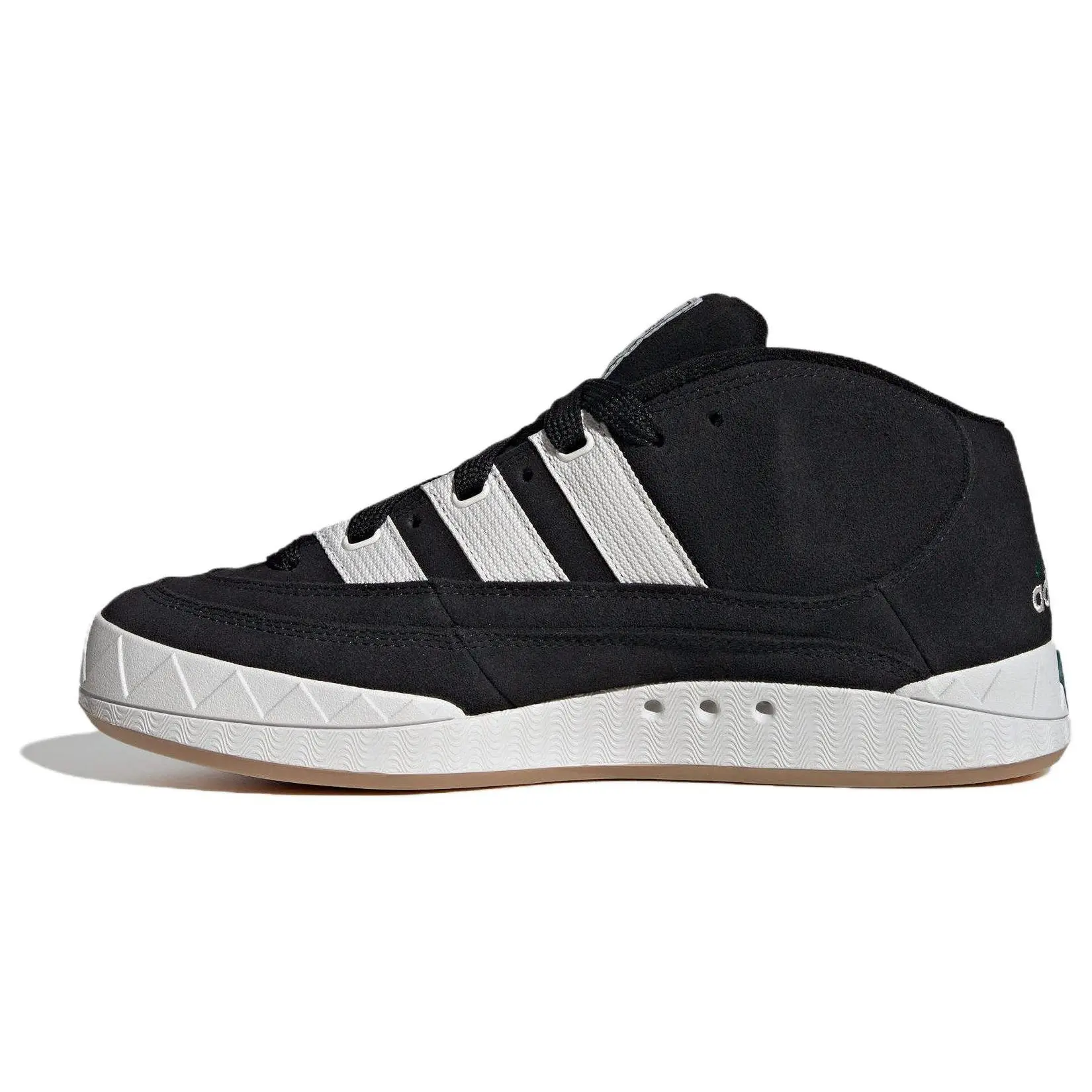 Adidas Adimatic Mid Atmos Black White Green Durable Non-slip Skate Shoes Unisex IF6289