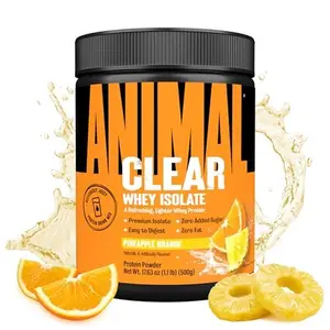Clear Whey Isolate Protein Powder - Easy to Digest and Mix, 5g BCAA, Deliciously Juicy, Refreshing Anytime Drink for Men and Women, Pineapple Orange 125g (5 Servings)
