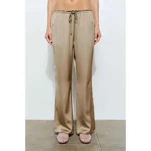 Cordelia Satin Drawstring Pants