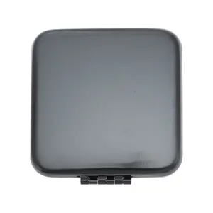 VOCOSTE 1 Pc Women Compact Mirror, Square Folding Makeup Mirror for Travel Vacation Black