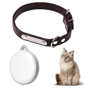 Bluetooth Tracker Tag With Cat Collar, Portable Smart Tag, Works with Jimi Life APP, Waterproof, Anti-lose Finder for wallet, key chain and pet