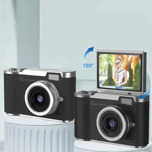 Flip Cover HD, 2.4 Inch Rotating Screen, Professional Video Recorder, Portable Camera, Ideal Gift and Travel, Christmas, New Year Present