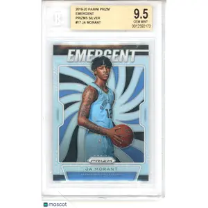 2019 Panini Prizm Ja Morant Rookie #17 BGS 9.5 Memphis Grizzlies