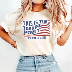 This Is The Turning Point Quote Shirt, Patriotic Protest T-shirt, Political Statement Tee, I am Charlie Shirt, Classic Fit Unisex Tee