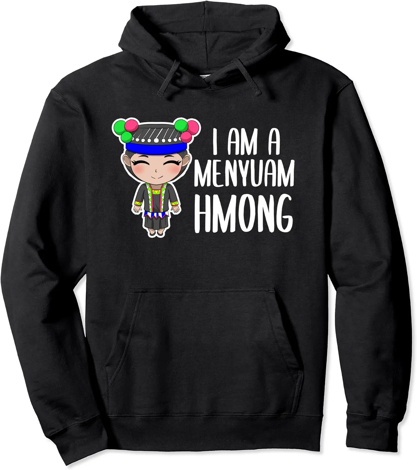 Hmong Miao Proud Traditional Girl Woman Hmoob Ethnic Sisters Pullover Hoodie - Keithhodges Shop 96B0B8T4WWR7