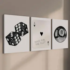 3-Piece Wood Frame Canvas Art Set, Modern Wall Decor, High-Quality Print, Perfect for Living Room & Hallway, Waterproof Poster, Modern Art Design