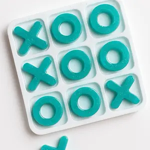 Handmade Resin Tic Tac Toe Game Mini Board Game Set Cute Gift Idea Desk Décor Travel Game Charli Wax Melts
