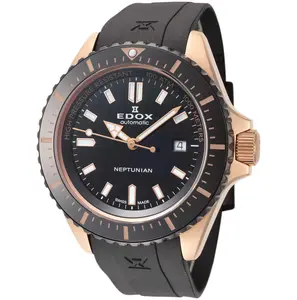 Edox Men's SkyDiver 44mm Automatic Watch 80120-37RNNCA-NIR