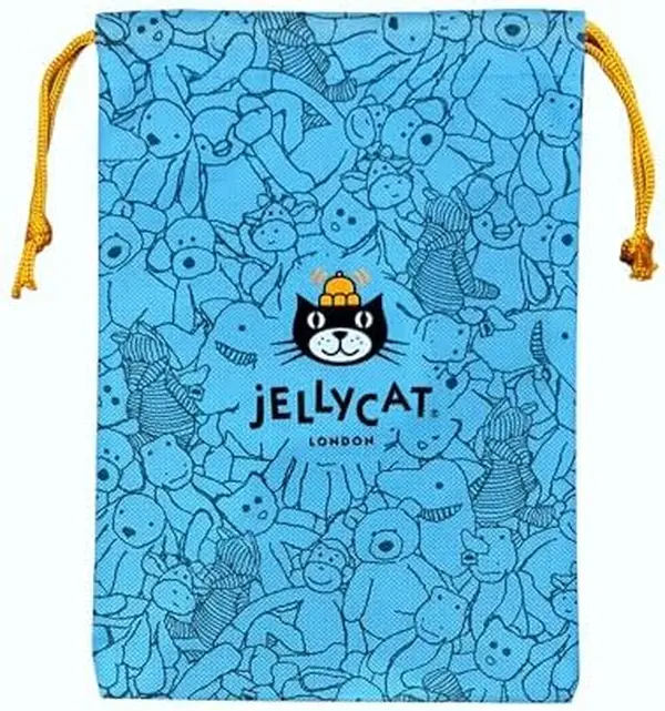 Jellycat Dust Bag Plush Storage Pouch, Soft Protective Drawstring Bag for Stuffed Animals, Gift Packaging, Travel & Organization