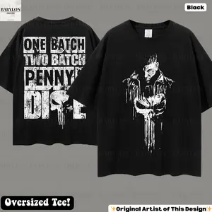 Oversized Punisher Comic Shirt 2 Sided Print Vintage Punisher Shirt Frank Castle Shirt  Comic Punisher Gift for Fan Daredevil Punisher