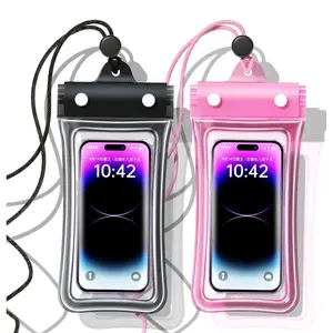 Viral Floating Waterproof Phone Pouch, IPX8 Full Touch Dry Bag with Lanyard, Summer Must-Have for Beach Pool Water Sports