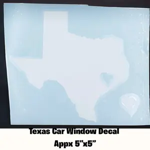 Texas window sticker