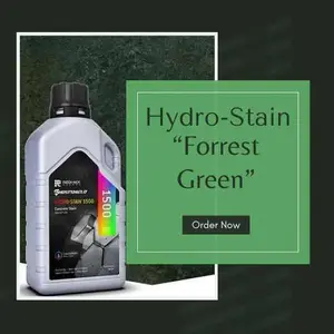 Hydro-Stain "Forrest Green" Concrete Stain