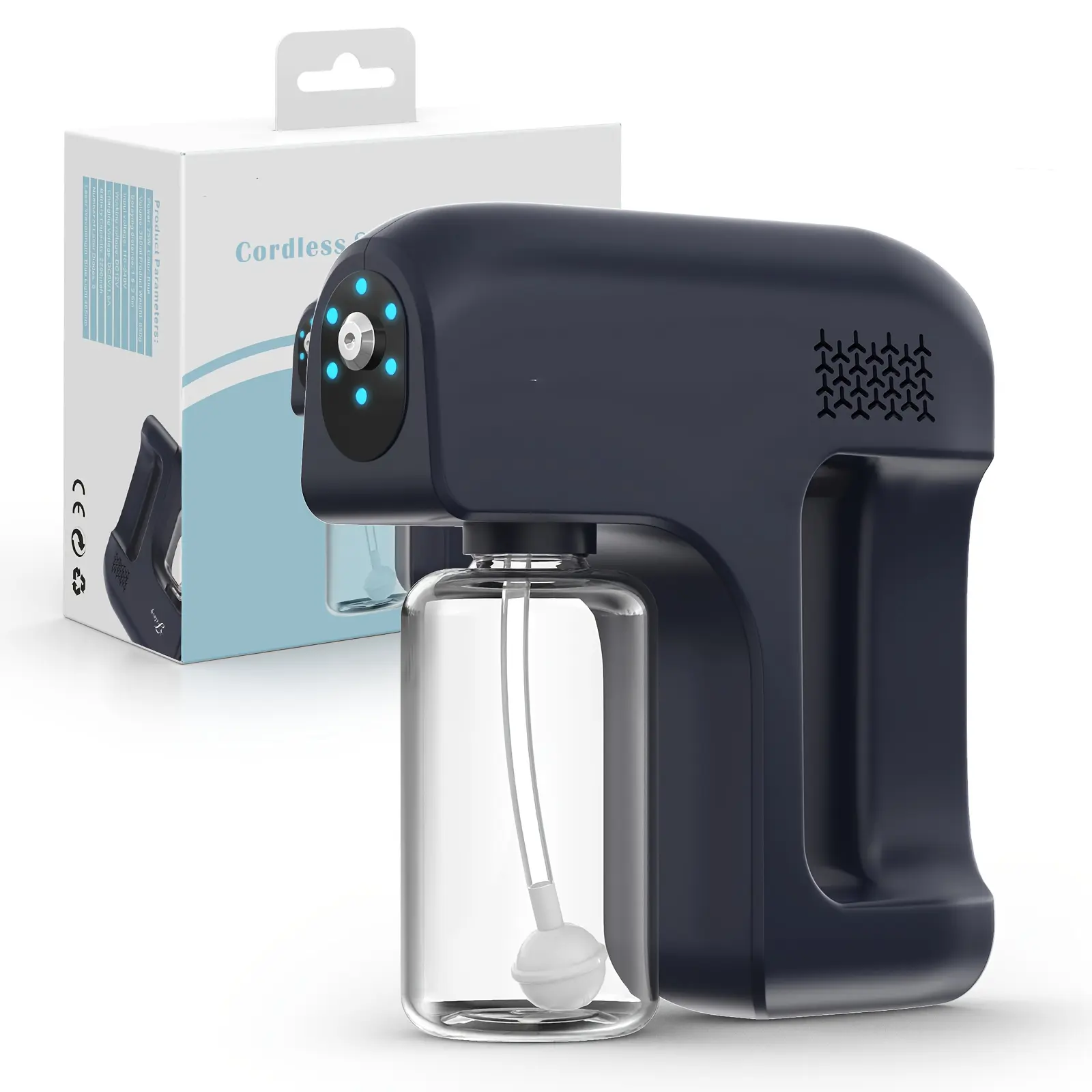 Portable Spray Tan Machine Cordless Rechargeable Spray Tan Gun Handheld ...