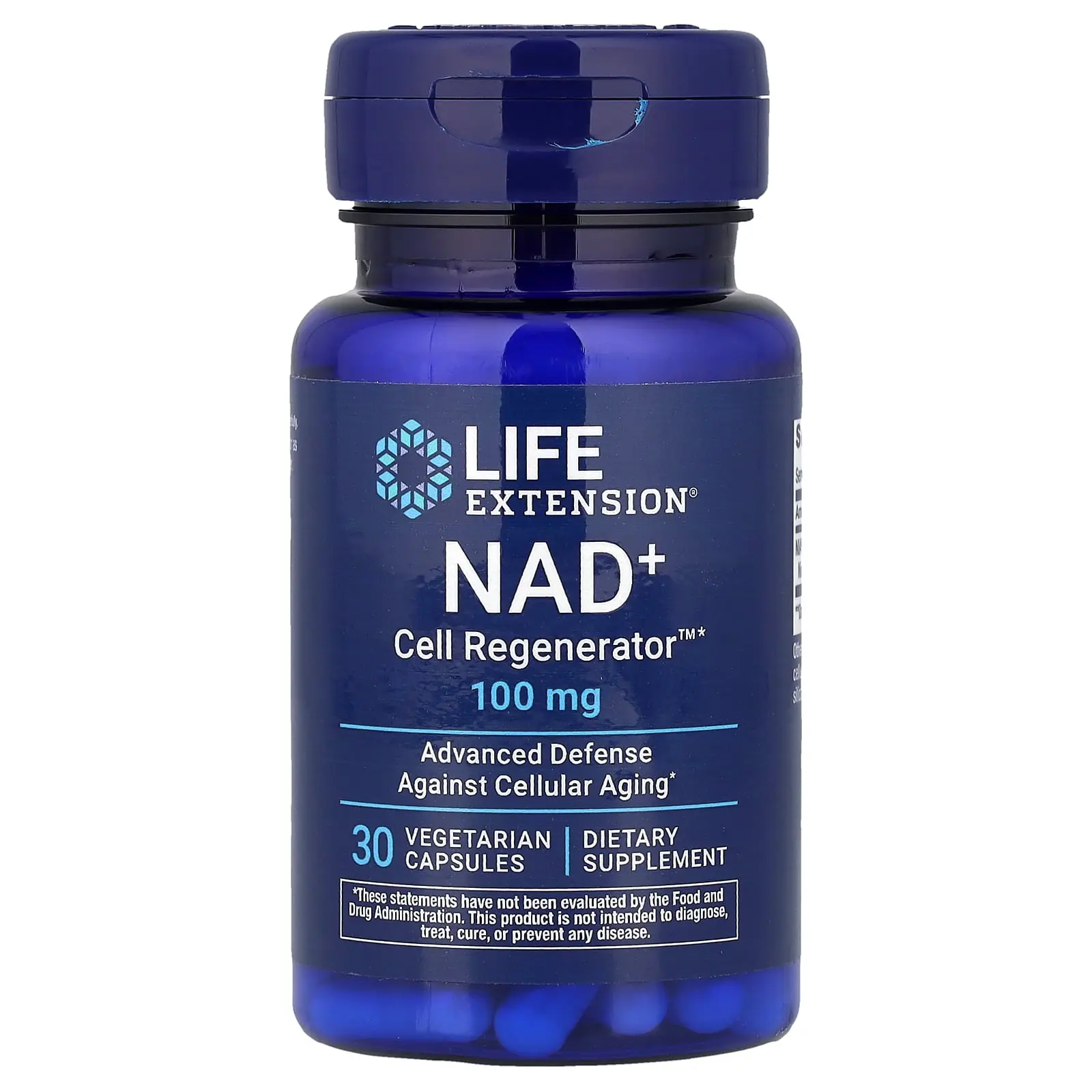 Life Extension NAD+ Cell Regenerator™, 100 mg, 30 Vegetarian Capsules