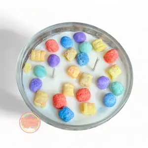 Captain Crunchy Cereal Bowl Candle Aroma Decor