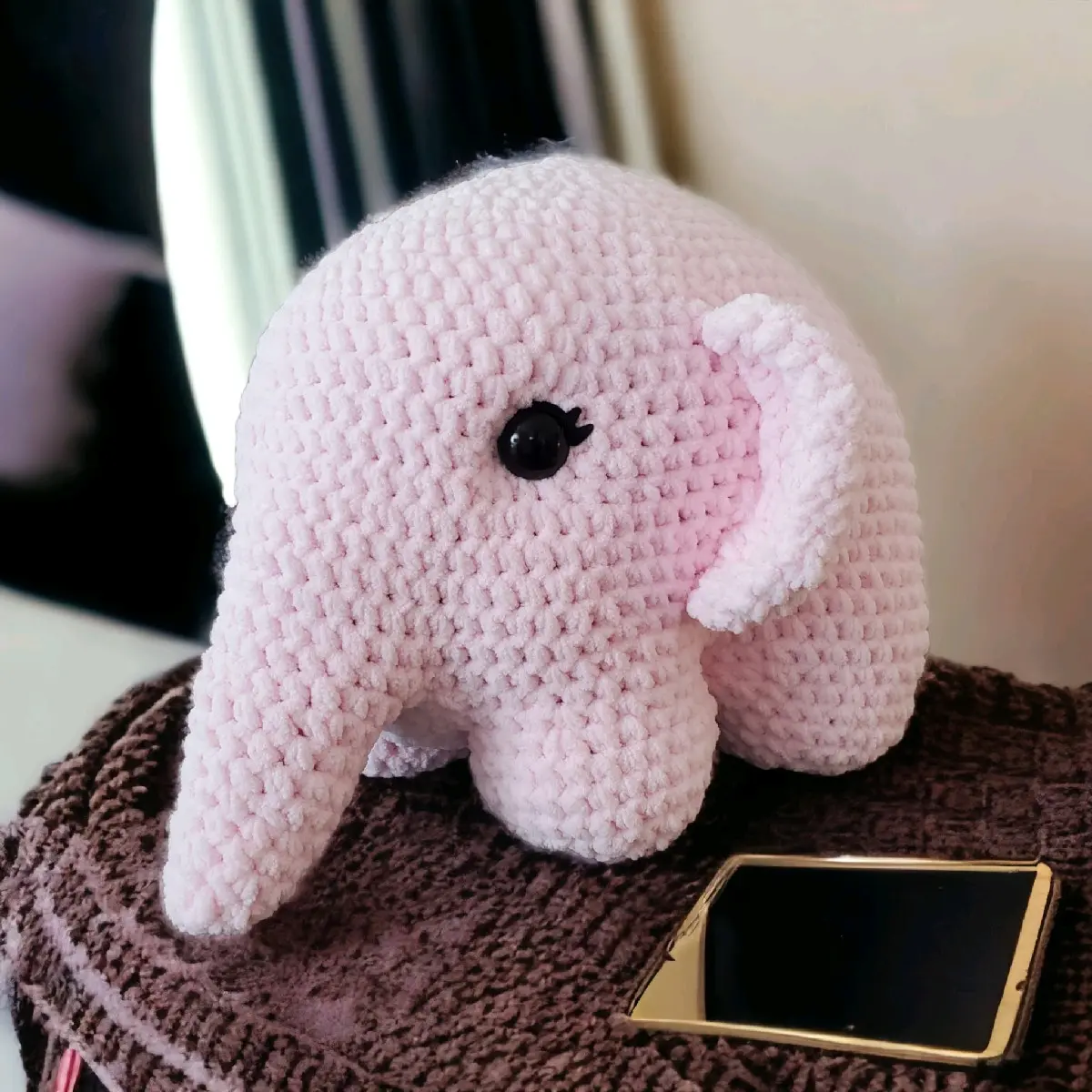 Large Amigurmi Handmade Elephant