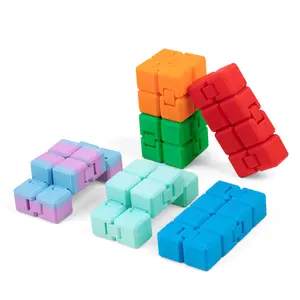 3D Printed Infinite Second-Order Magic Cube, Portable Creative Stress Relief Toy, Colorful Puzzle Decoration Gift