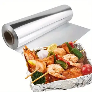 Disposable Aluminum Foil Baking Paper, 1 Count 10-meter Oven-safe Grill Mat for Non-stick Cooking, Kitchen Grease Protector for Baking & Grilling, Foil Cover, Kitchenware