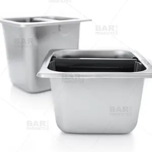 Espresso Knock Box, 4in Deep Steel Knock Box for Bar Coffee-Making Tools