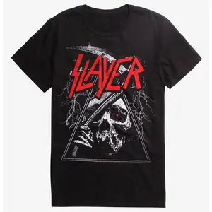 Slayer TRIANGLE REAPER T-Shirt Heavy Metal Band NEW Licensed & Official