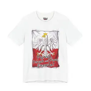 Funny Polish Dyngus Day Graphic Tee Shirt | Pierogi, Paczek, and Piwo, Prawda?