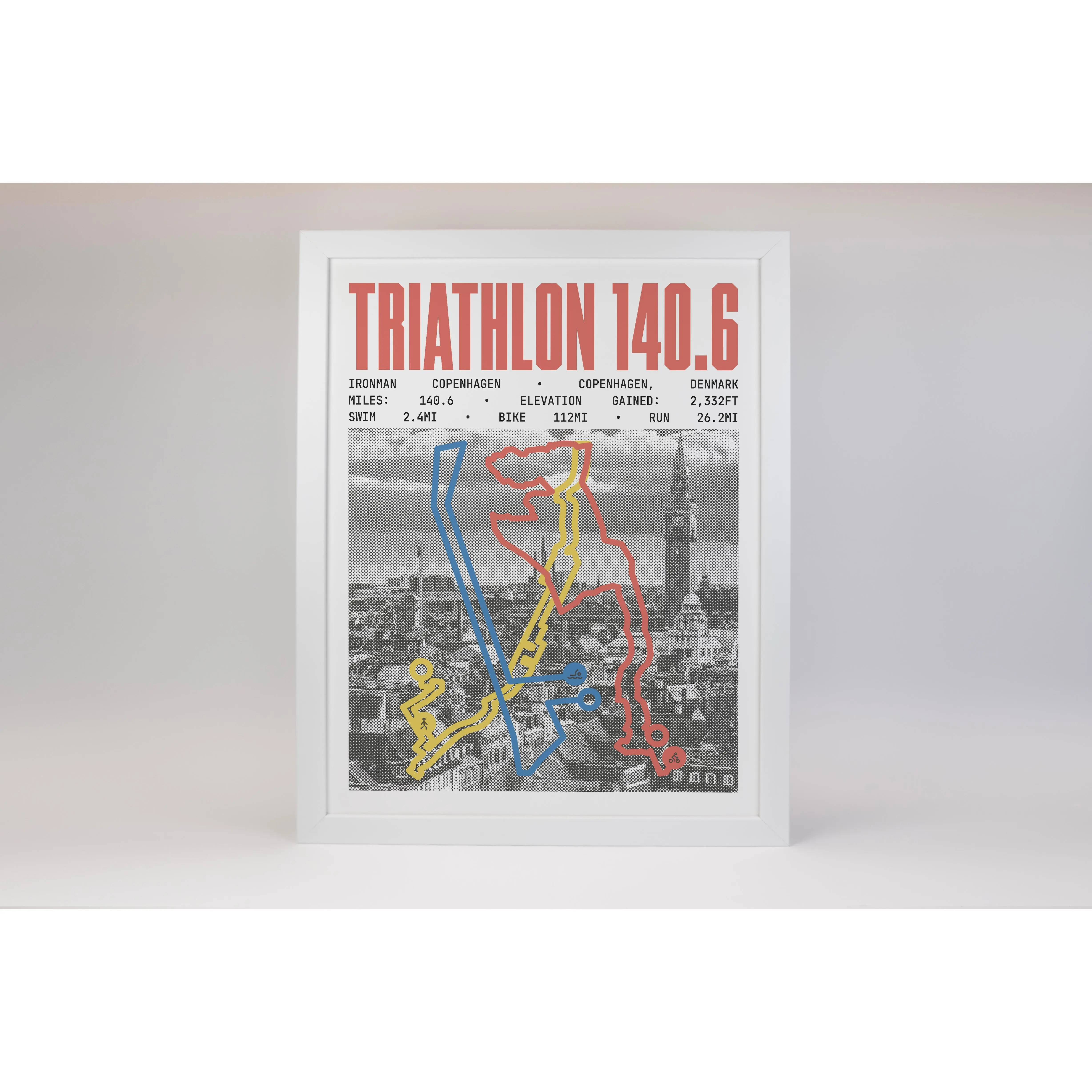 Ironman 140.6 Copenhagen Poster